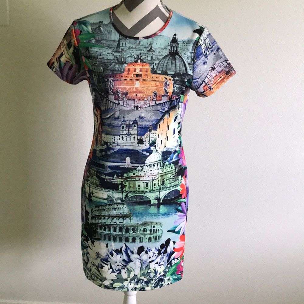 Colorful Mural dress